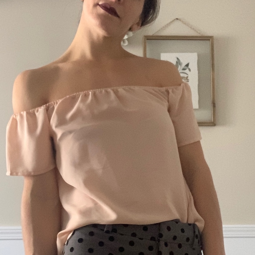 Off the shoulder shirt